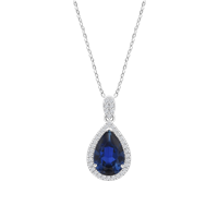 Halskette Lotus Dame Colors in Silber Zirconia LP3789-1/2 - LP3789-1/2